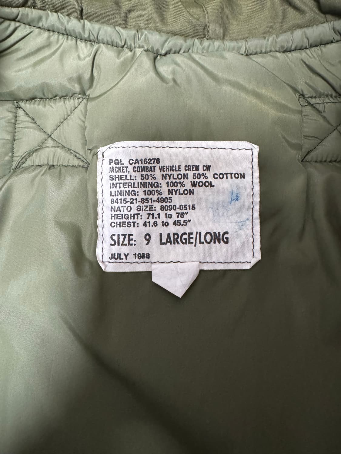 캐나다군 탱커 자켓 상품이미지3