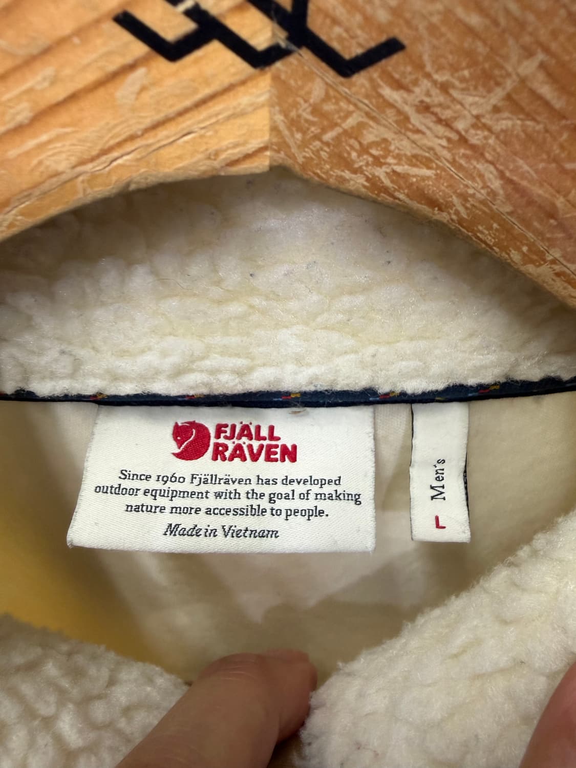 정품) 피엘라벤 남성 뽀글이 플리스 자켓 L 상품이미지6