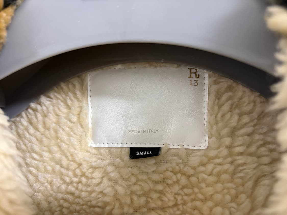 R13 리드 Reed 레오파드 퍼 트러커 자켓 상품이미지6