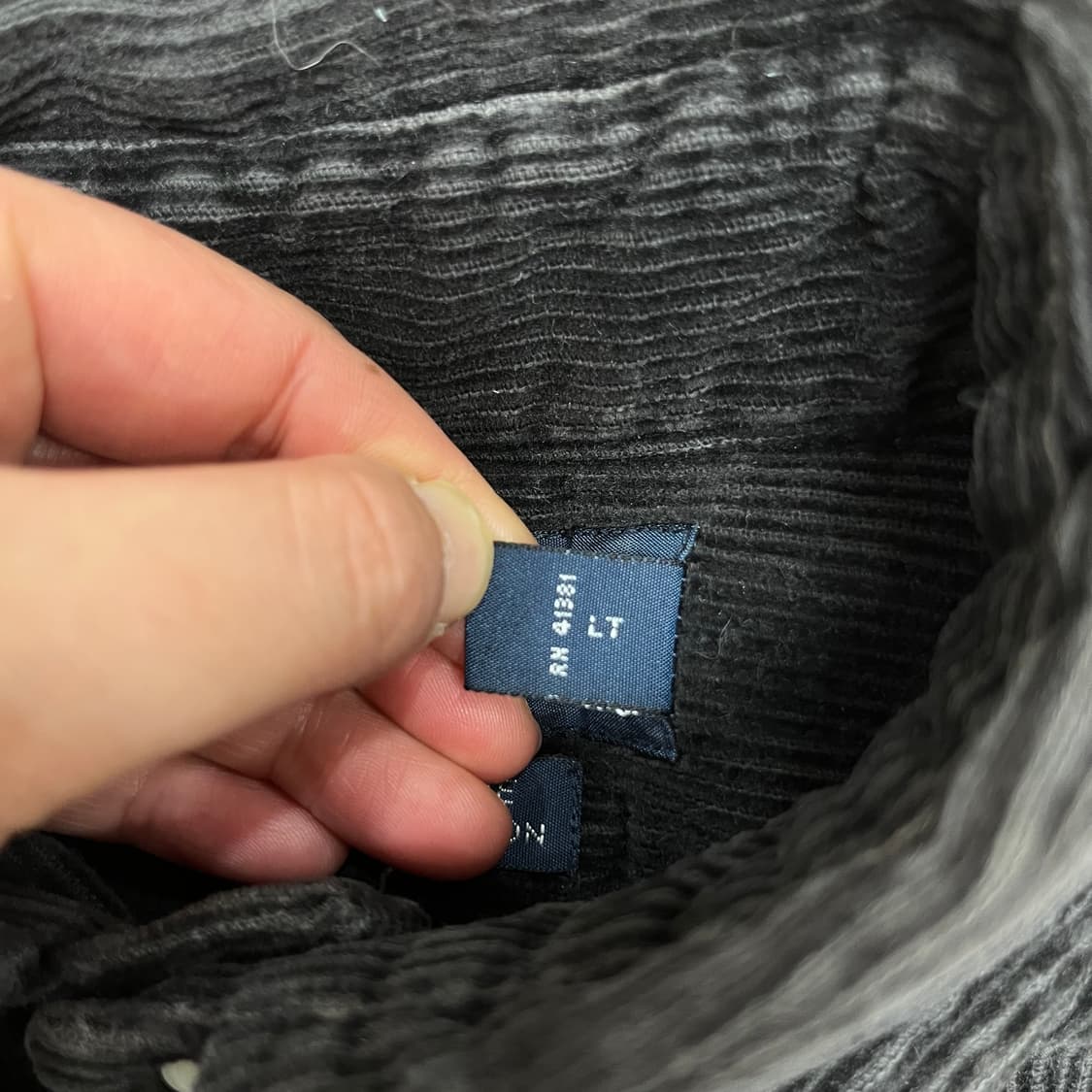 105 폴로랄프로렌 코듀로이 블랙 코튼셔츠 상품이미지5