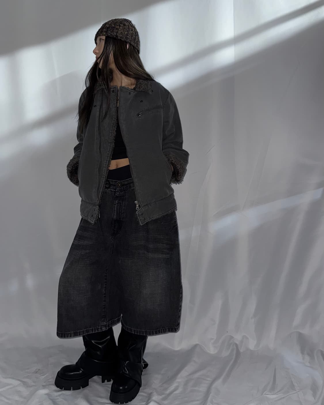 리바이스 흑청 쉐르파 자켓 상품이미지3