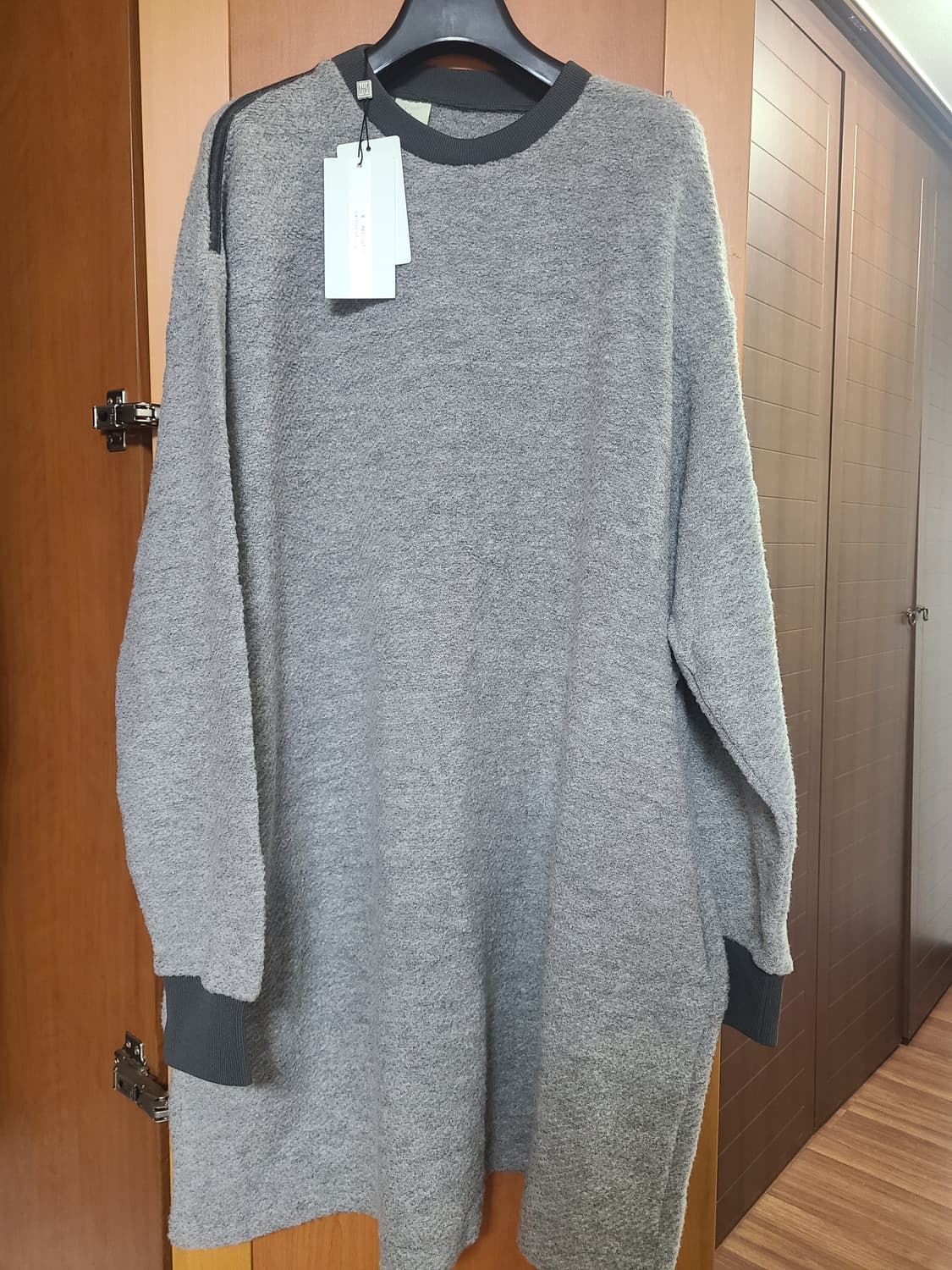 [새상품] 엔헐리우드 오버사이즈 롱 니트 스웨터 앤헐리우드 상품이미지4