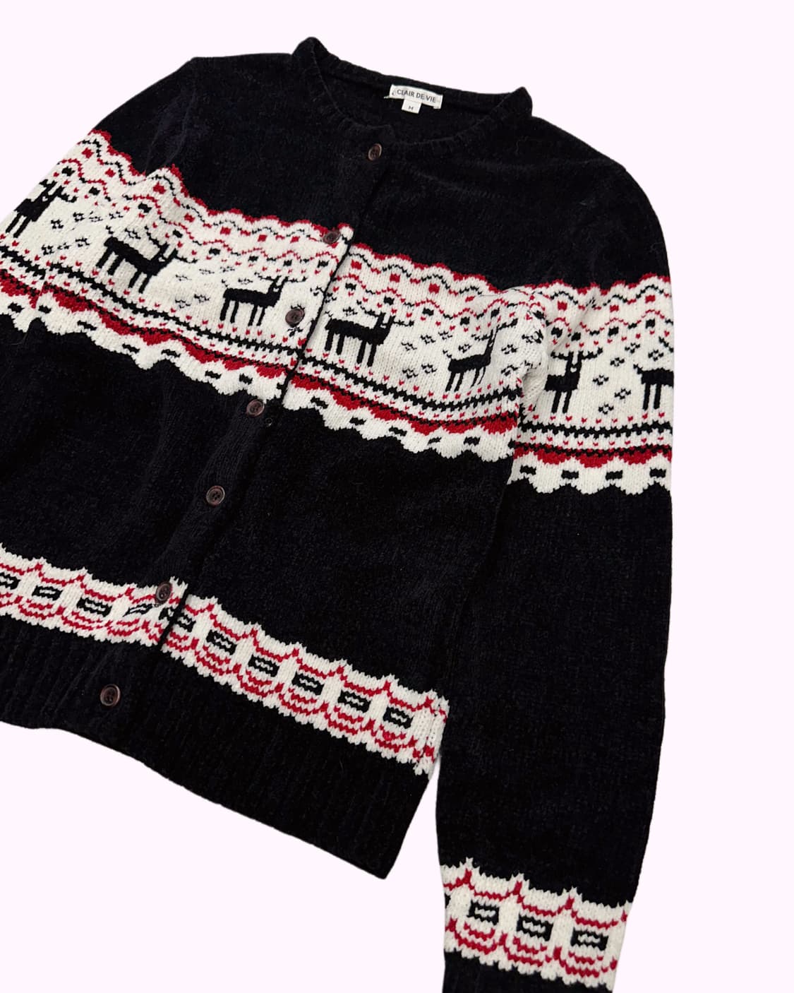 brushed black knit cardigan 상품이미지2