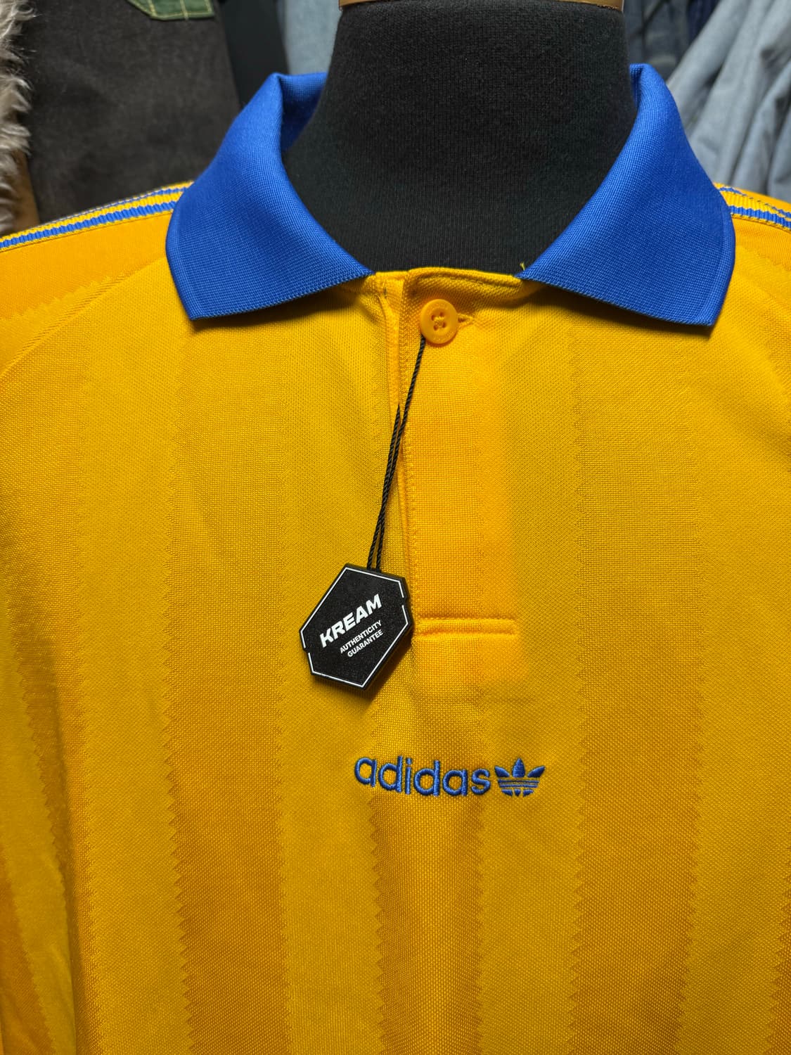 [XL] 새상품 아디다스 롱슬리브 져지 옐로우 상품이미지2