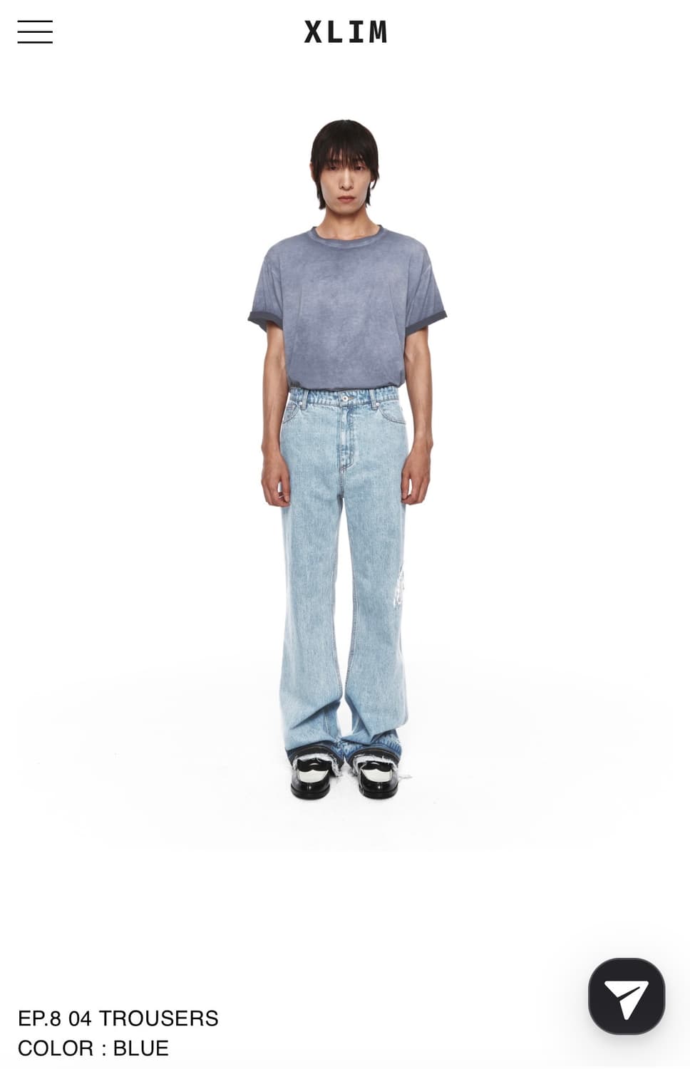 Xlim ep.8 04 데님 트라우저 xl 상품이미지1