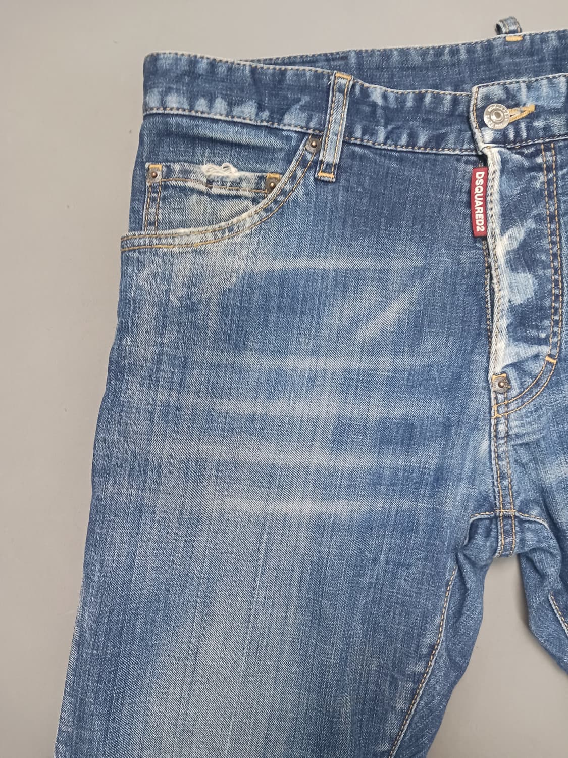 [34] 정품 디스퀘어드2 위스커링 쿨가이진 청바지 상품이미지2