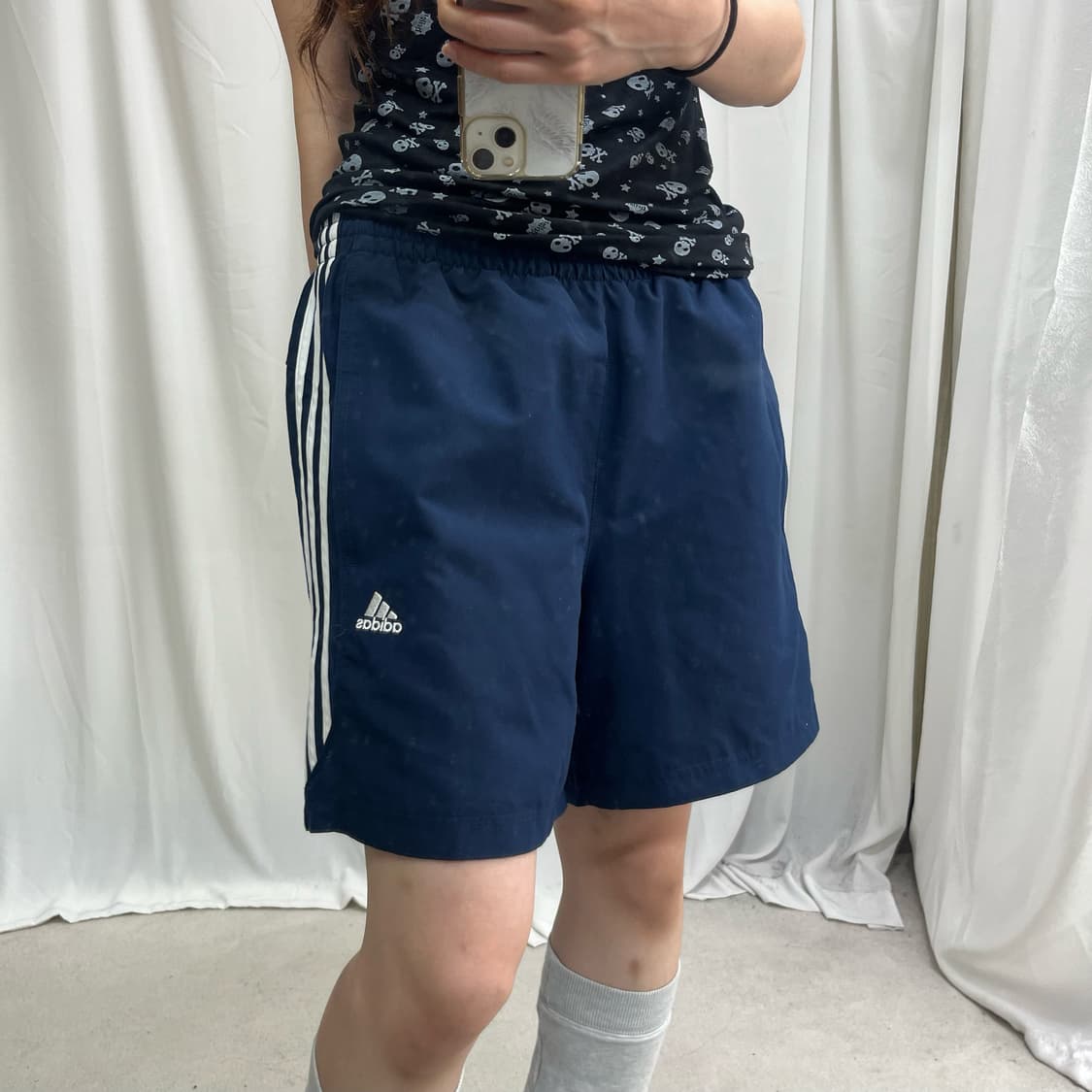 Adidas navy shorts 상품이미지2