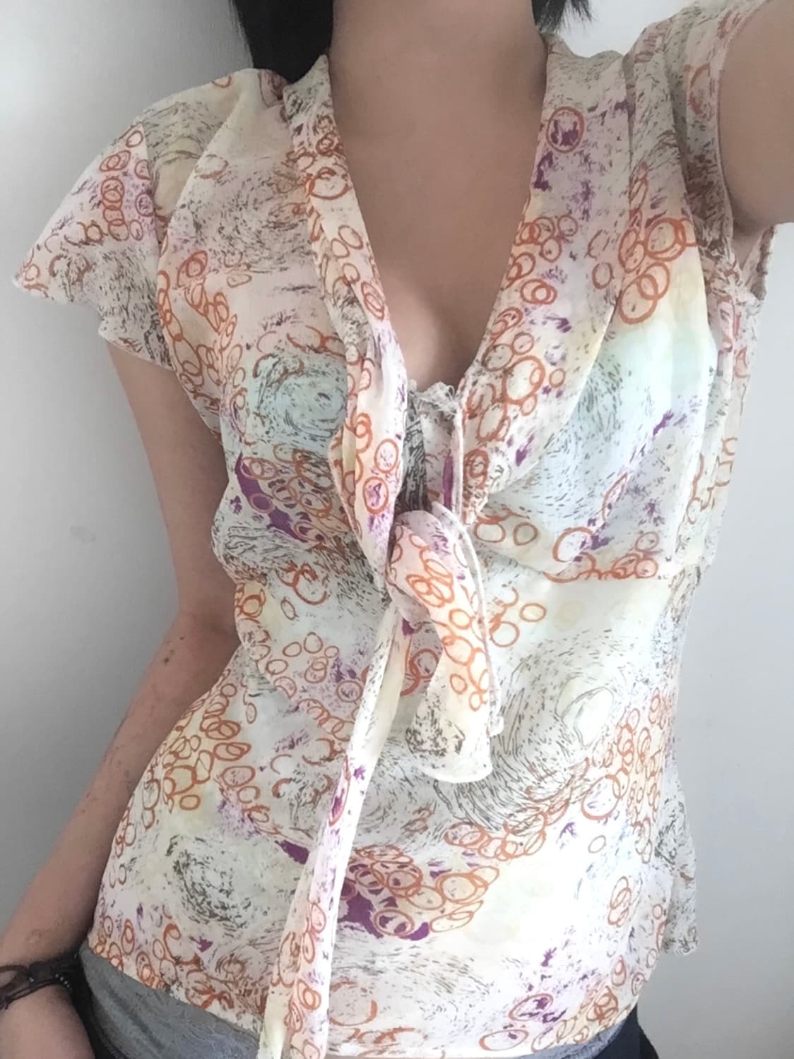 빈티지 여름블라우스 상품이미지1