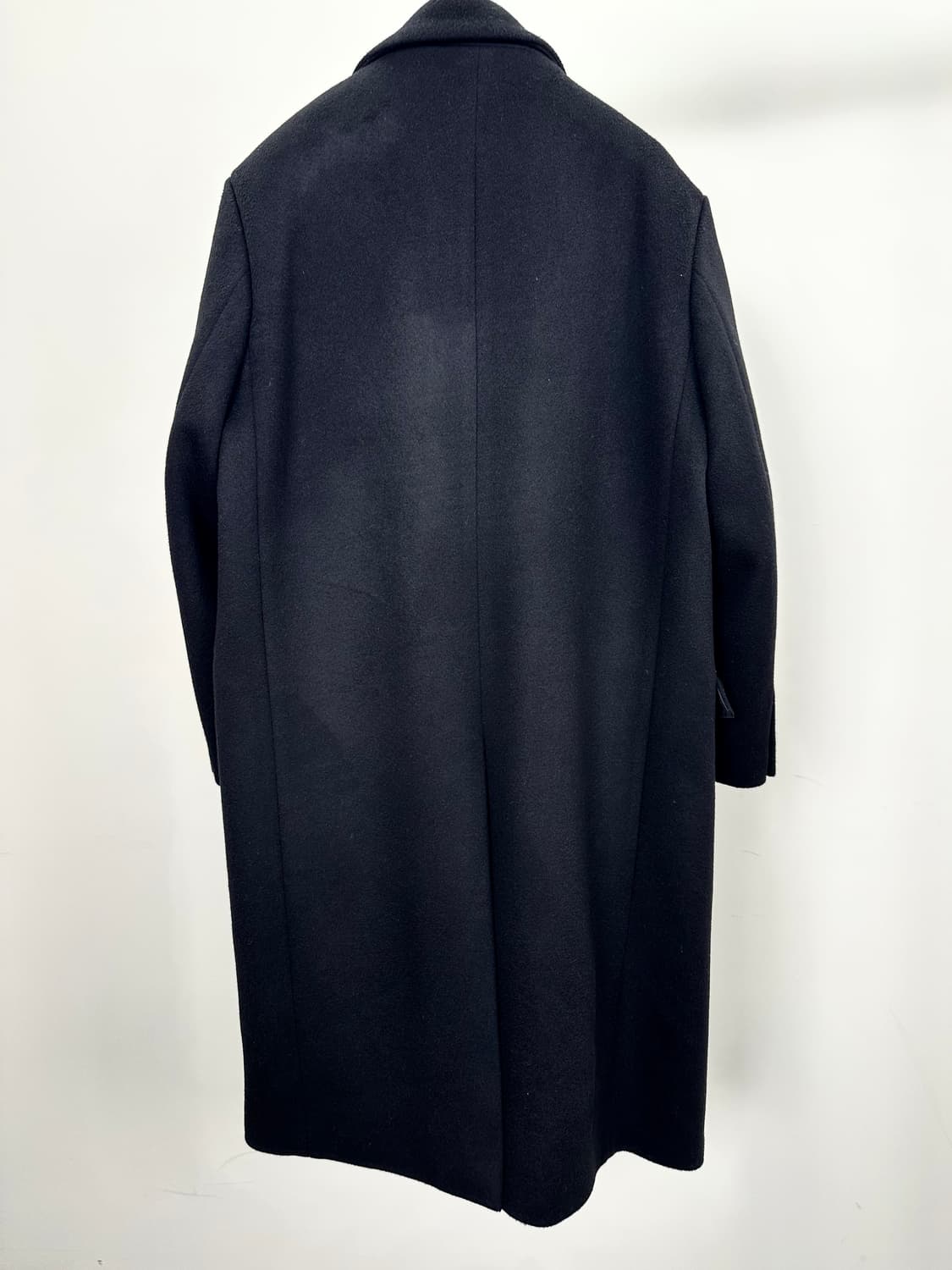 에센셜 바이 이큐엘 더블 브레스티드 코트 블랙 XL 상품이미지2