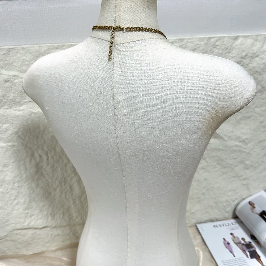 빈티지 에스닉 리벳 태슬 쿠바체인 목걸이 상품이미지3