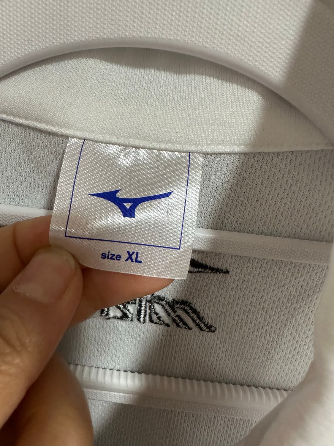 미즈노(Mizuno) 나라(NARA) 자수 로고 기능성 반팔 카라티 XL 상품이미지5