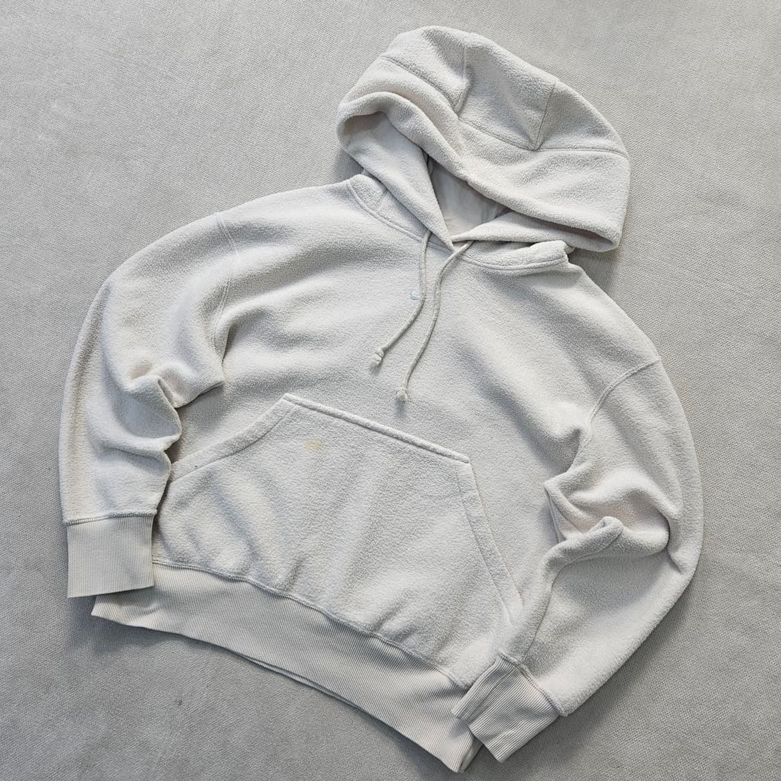 S 나이키 여성 화이트 플리스 후드티 0331Y 상품이미지1