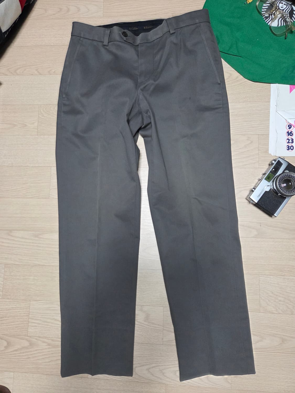 브룩스브라더스 팬츠 치노 오피서 면바지 그레이 차콜 상품이미지1