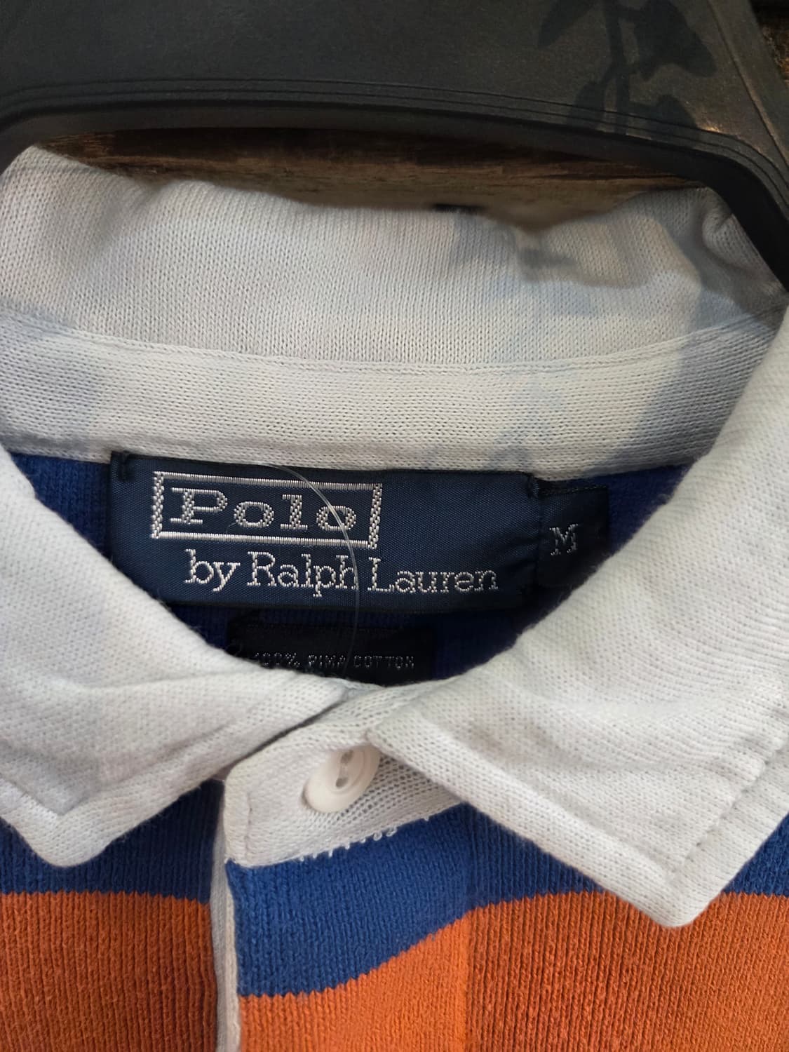 Polo 폴로 오렌지 스트라이프 럭비티 상품이미지3