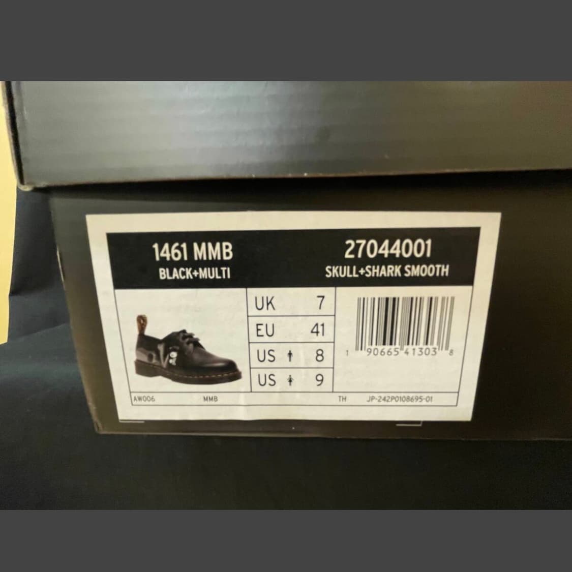 Dr.martens x Bape 1461 3홀 UK7 상품이미지8