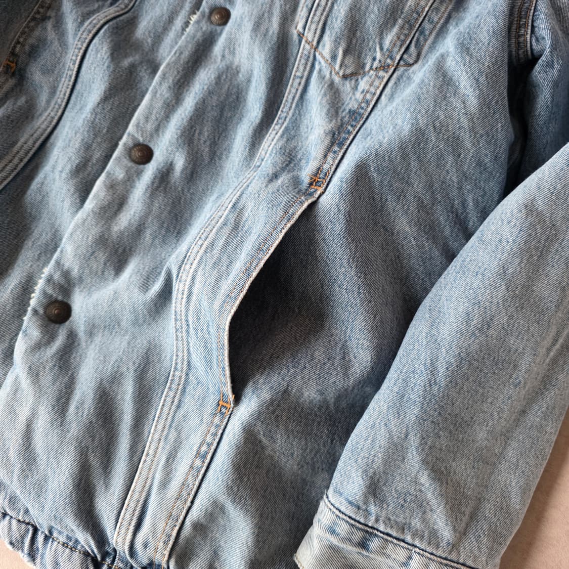 국내매장판!! LEVIS 리바이스 롱쉐르파 트러커 자켓 L(105) 상품이미지7