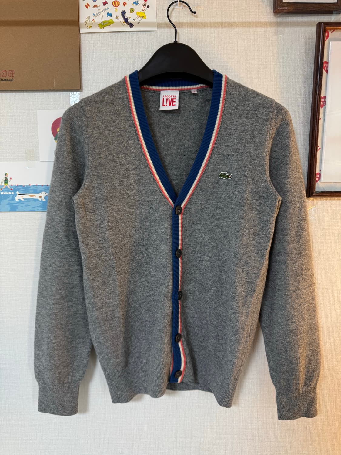 [S]라코스테 라이브 울 니트 가디건 상품이미지1