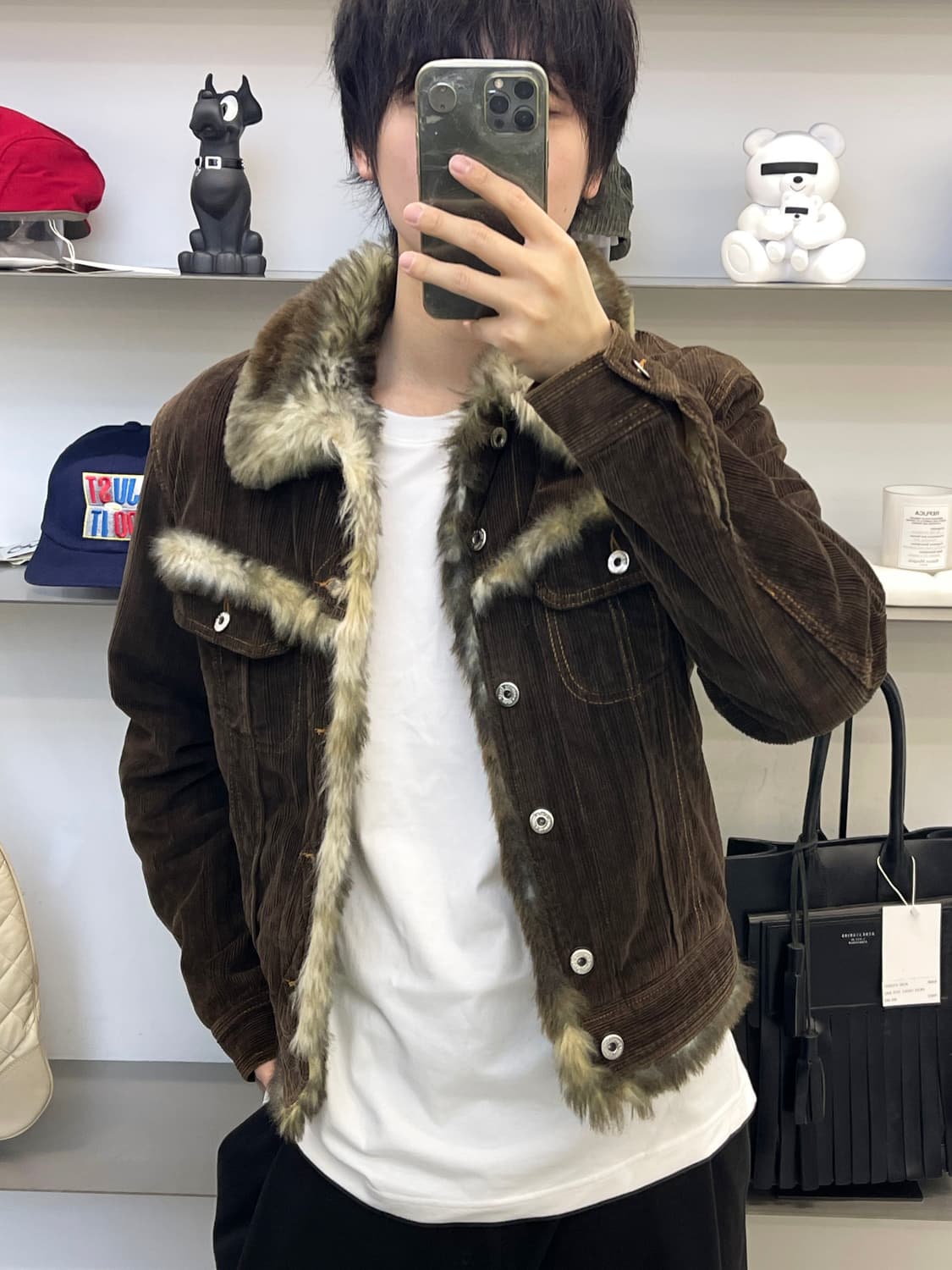 돌체앤가바나 01aw 아카이브 코듀로이 퍼 자켓 상품이미지2