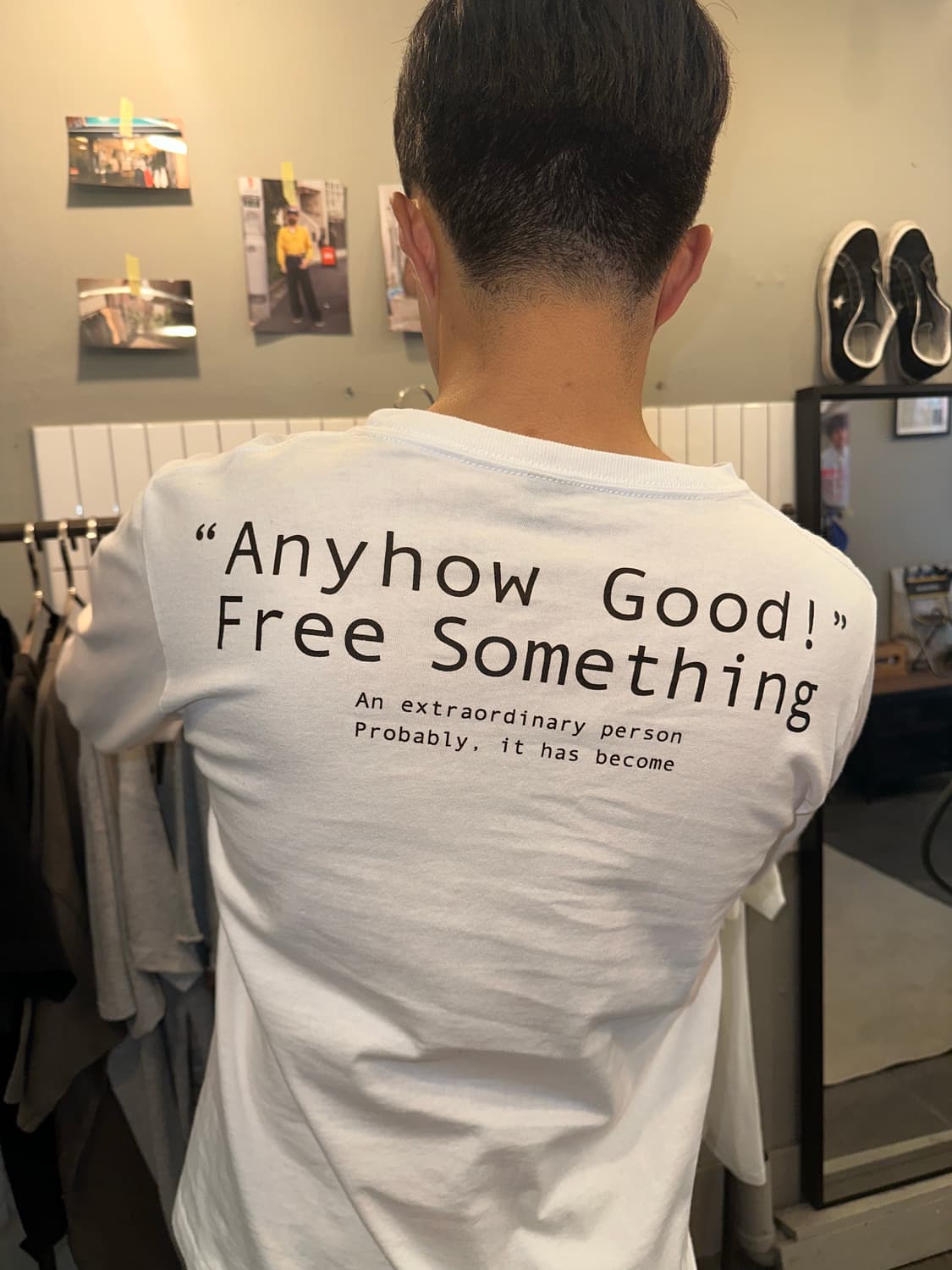 Trap/U Anyhow good letter detail sleeve  상품이미지1