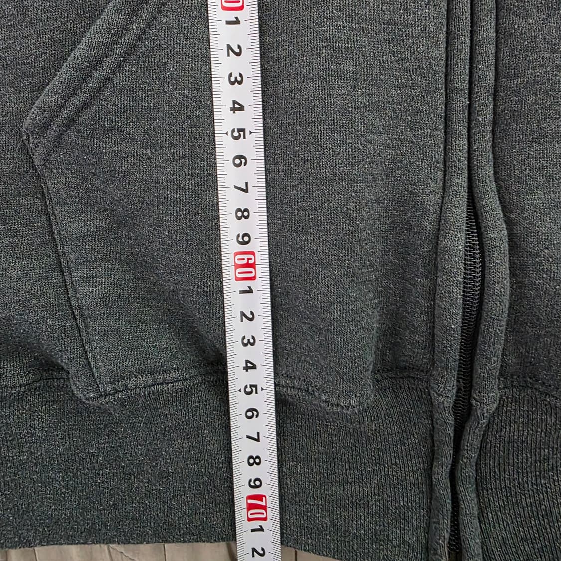 [XXL] 90s 빈티지 러셀 애슬레틱 후드집업 다크 그레이 ver. 굿 상품이미지8