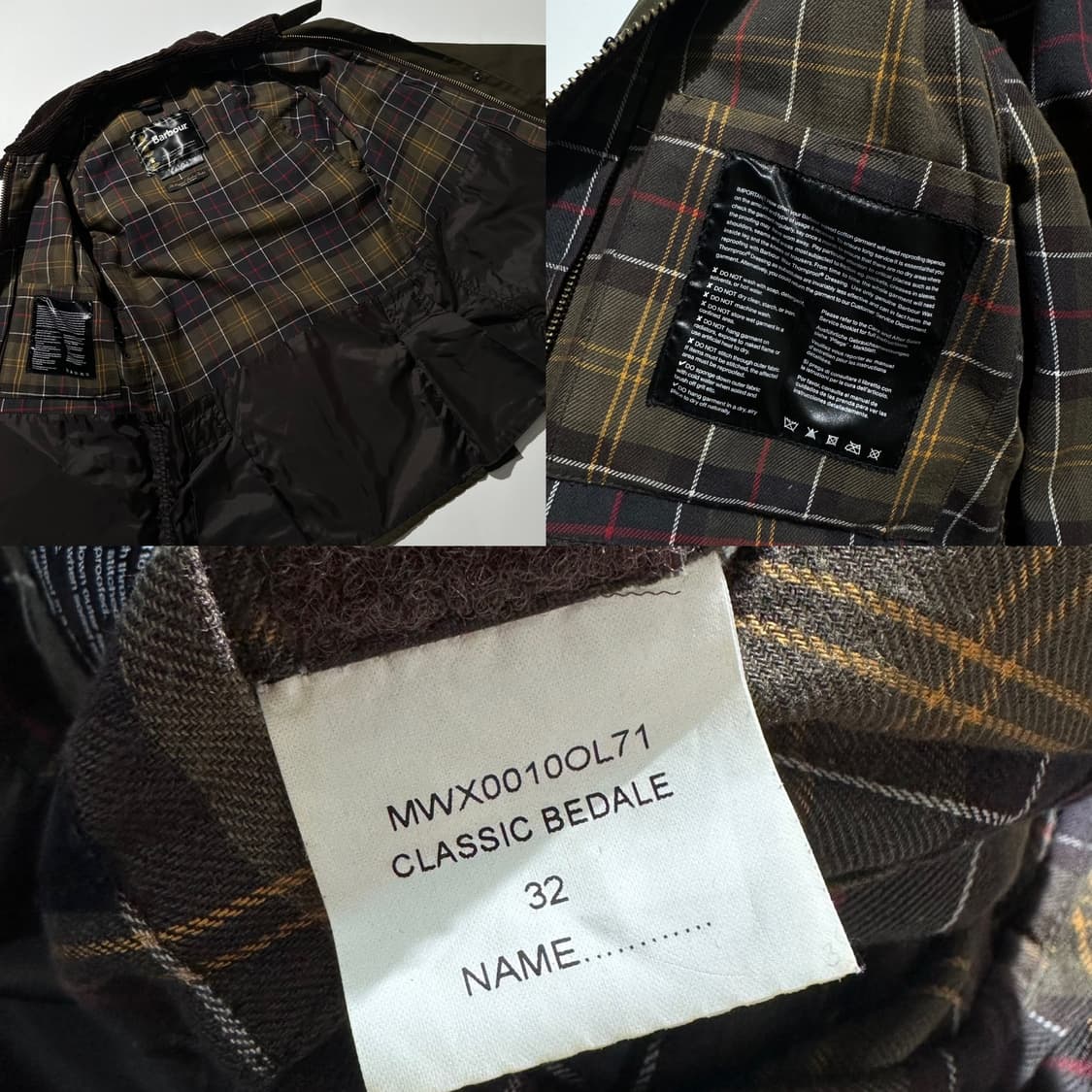 바버 비데일 왁스 자켓 상품이미지9