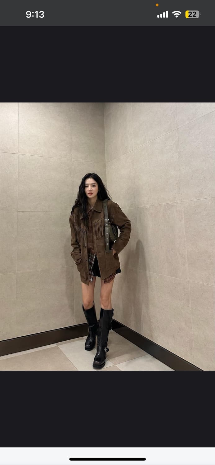 인스턴펑크 프린지 스웨이드자켓 상품이미지5