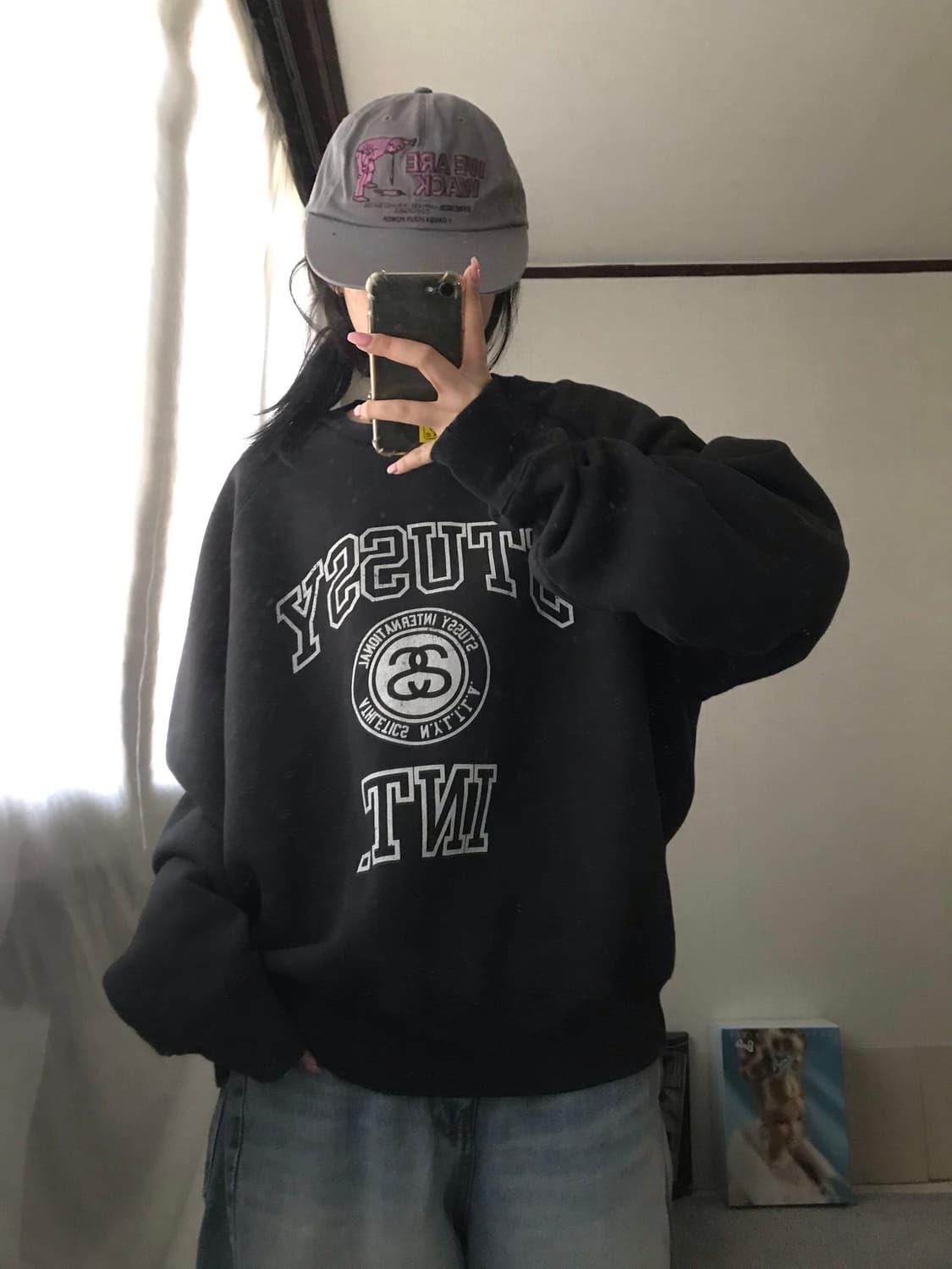 스투시 빅로고 맨투맨 상품이미지3