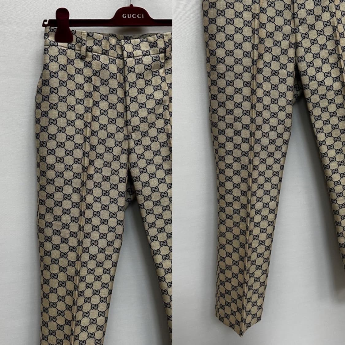 구찌 GG 모노그램 스트레이트 팬츠 (27)  상품이미지2