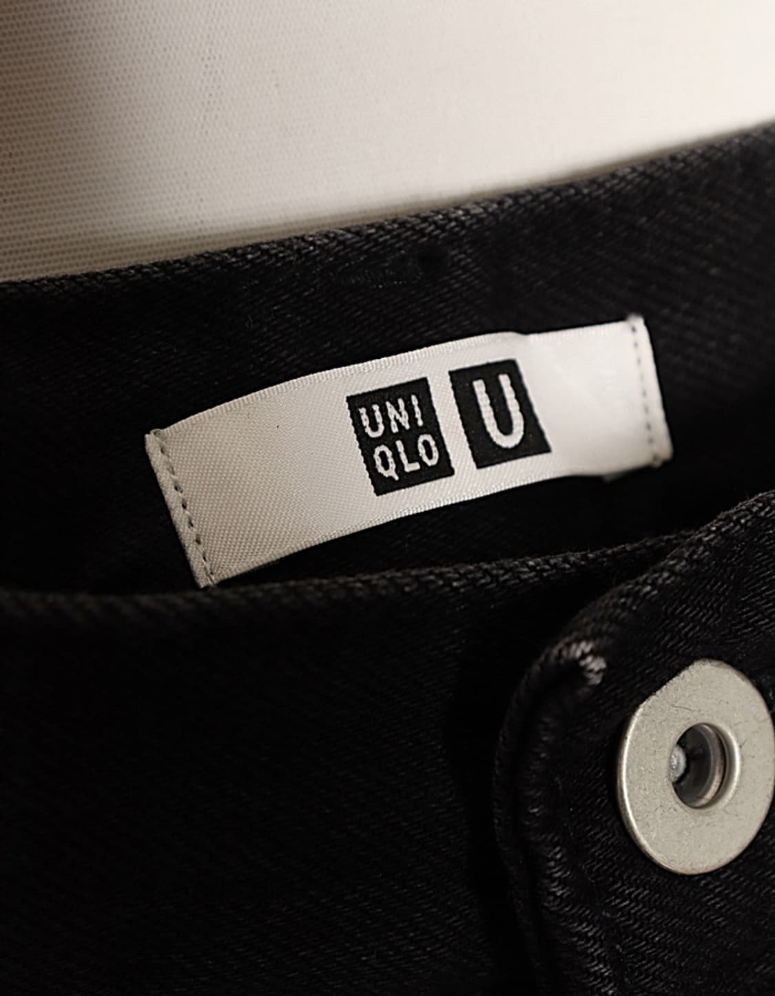 UNIQLO U Tuck Black Denim Pant (31) 상품이미지7