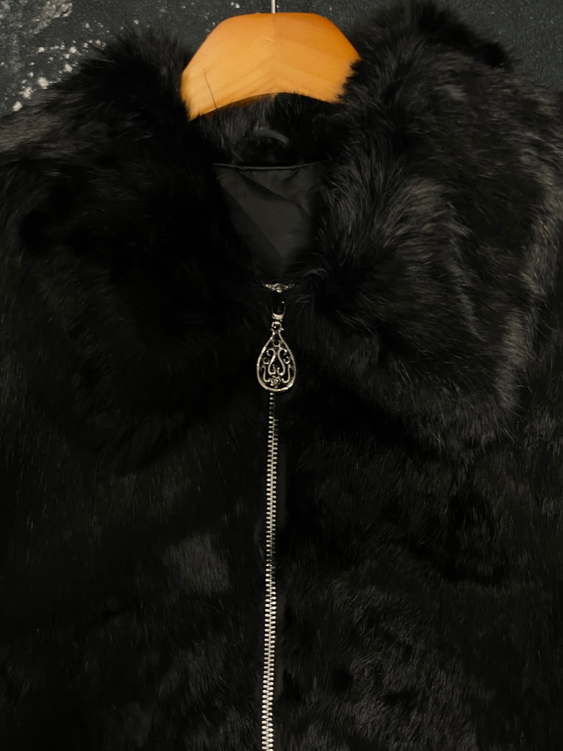 크롭 퍼자켓 상품이미지2