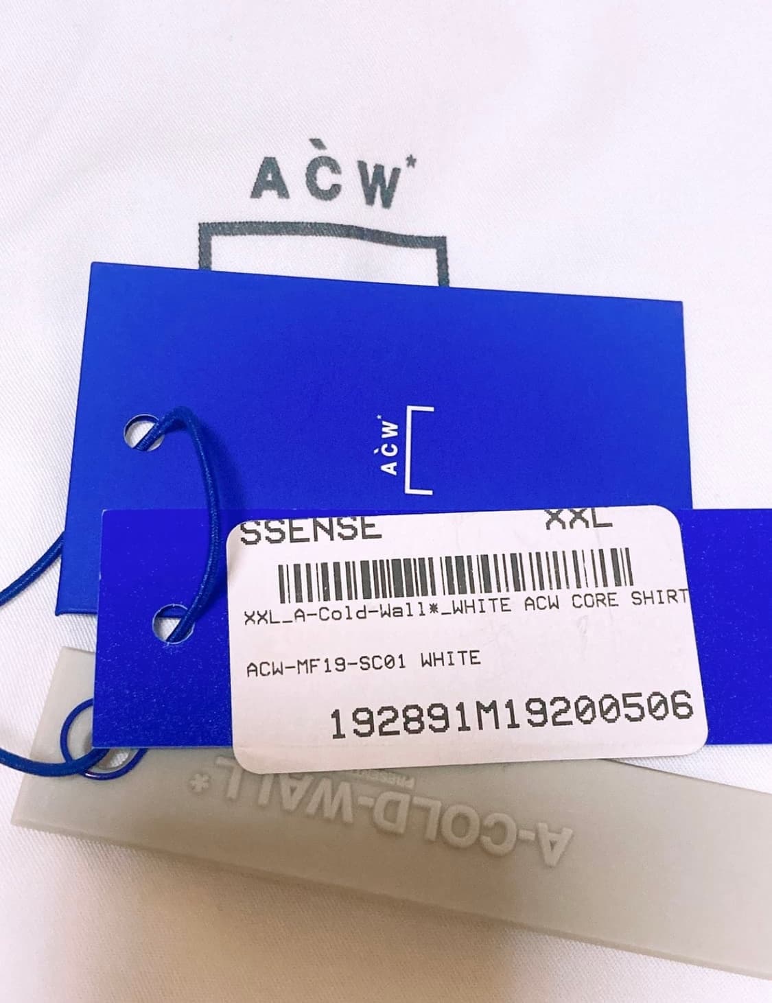 어콜드월 A-COLD-WALL* 화이트 코어 셔츠 완전 새상품 상품이미지6