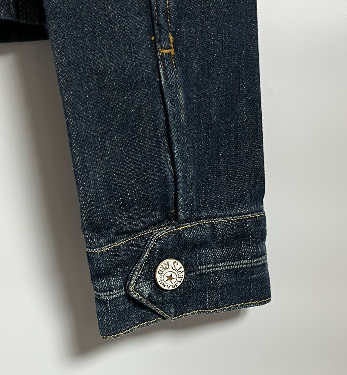 리바이스 블랭크탭 크롭 데님 자켓 청자켓 S-M 상품이미지7