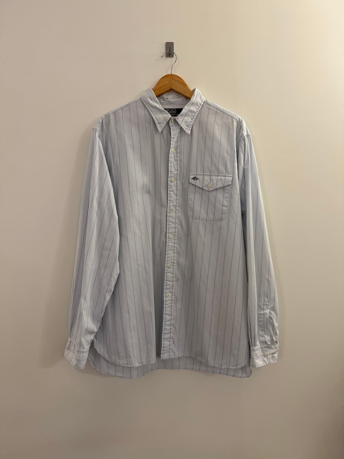 Polo 폴로 'R.L. & CO.' 스트라이프 셔츠 XL 상품이미지1