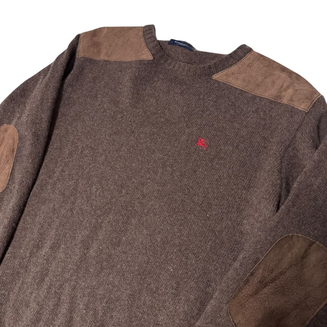 정품 버버리 브라운 코만도 패치 니트 상품이미지2