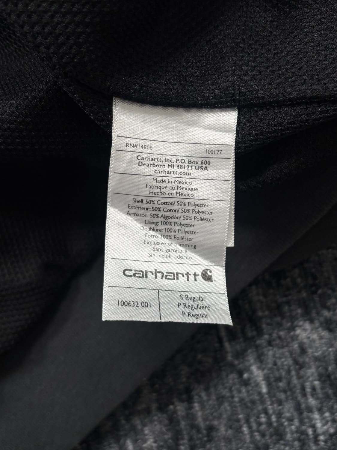 칼하트 레인디펜더 써멀 후드집업 상품이미지9