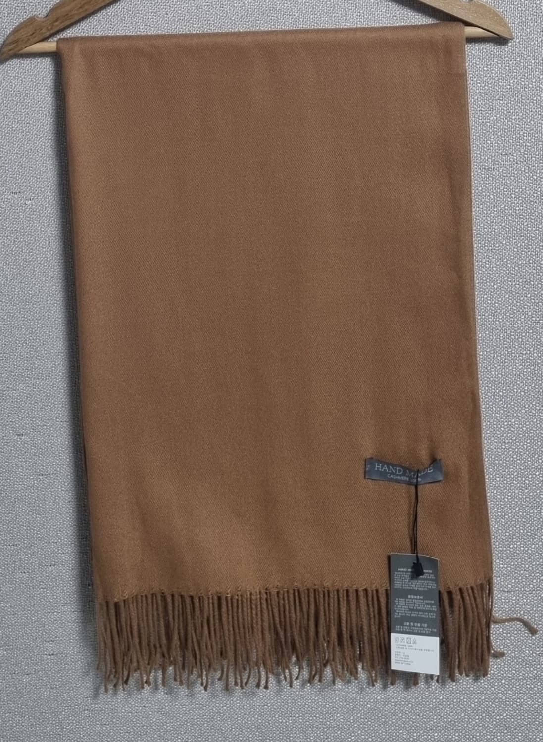 새상품) 브라운 캐시미어100% 목도리 머플러  상품이미지1