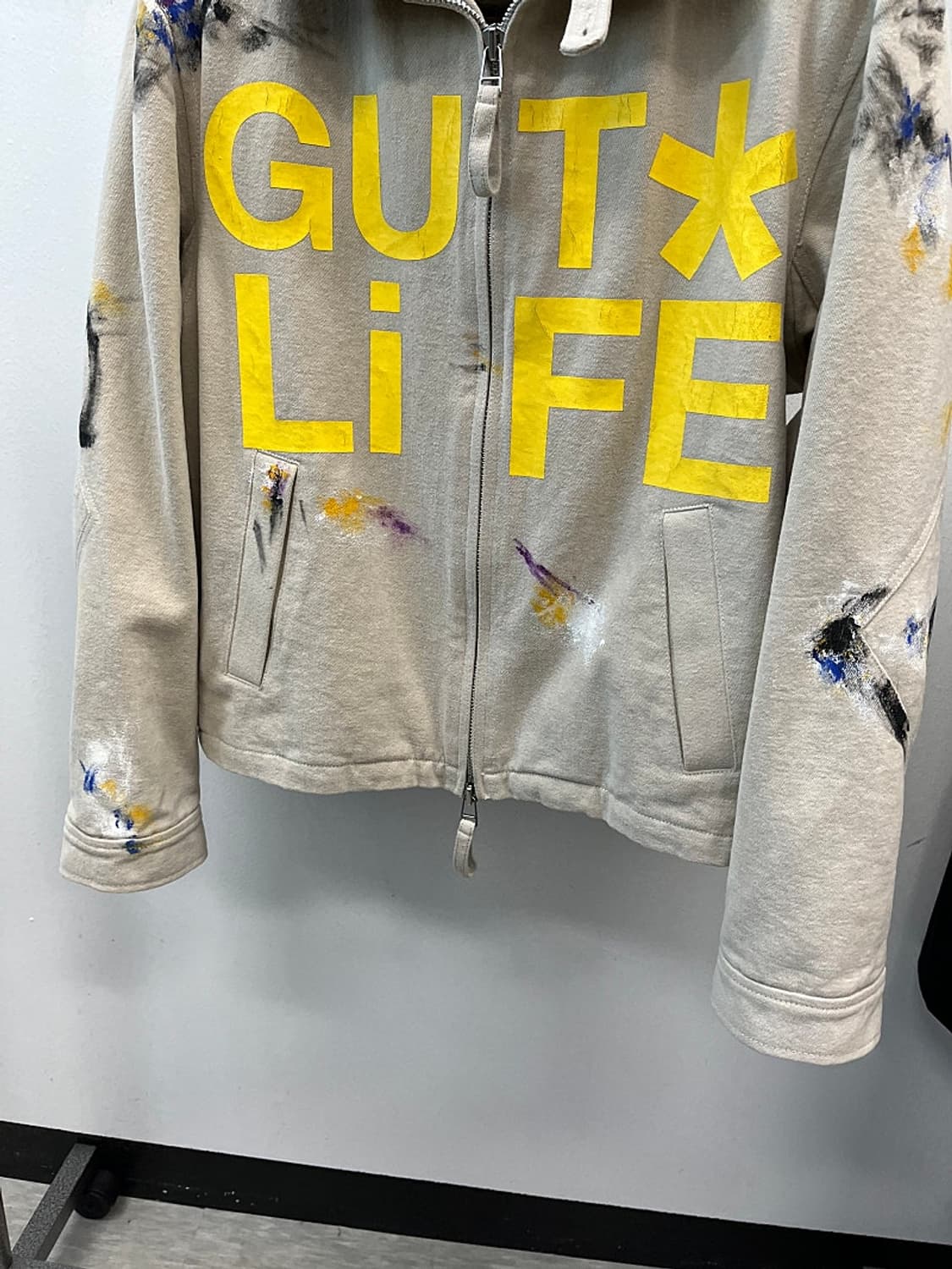 100-105) 뮤지엄비지터 페인티드 자켓  상품이미지2