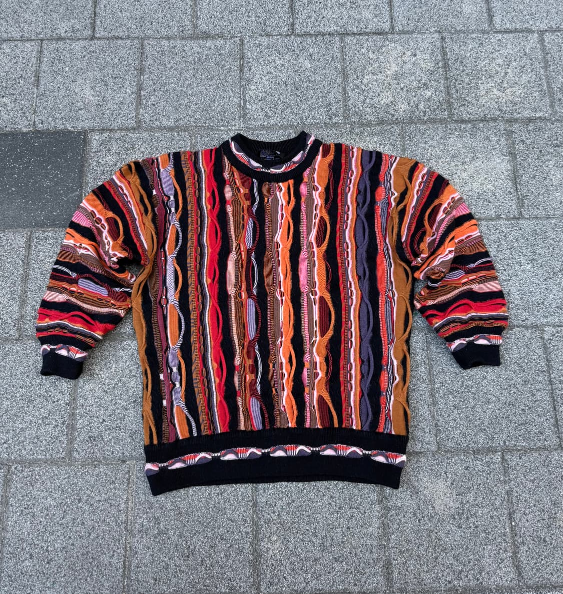 컬러풀 패턴 니트 스웨터 상품이미지1