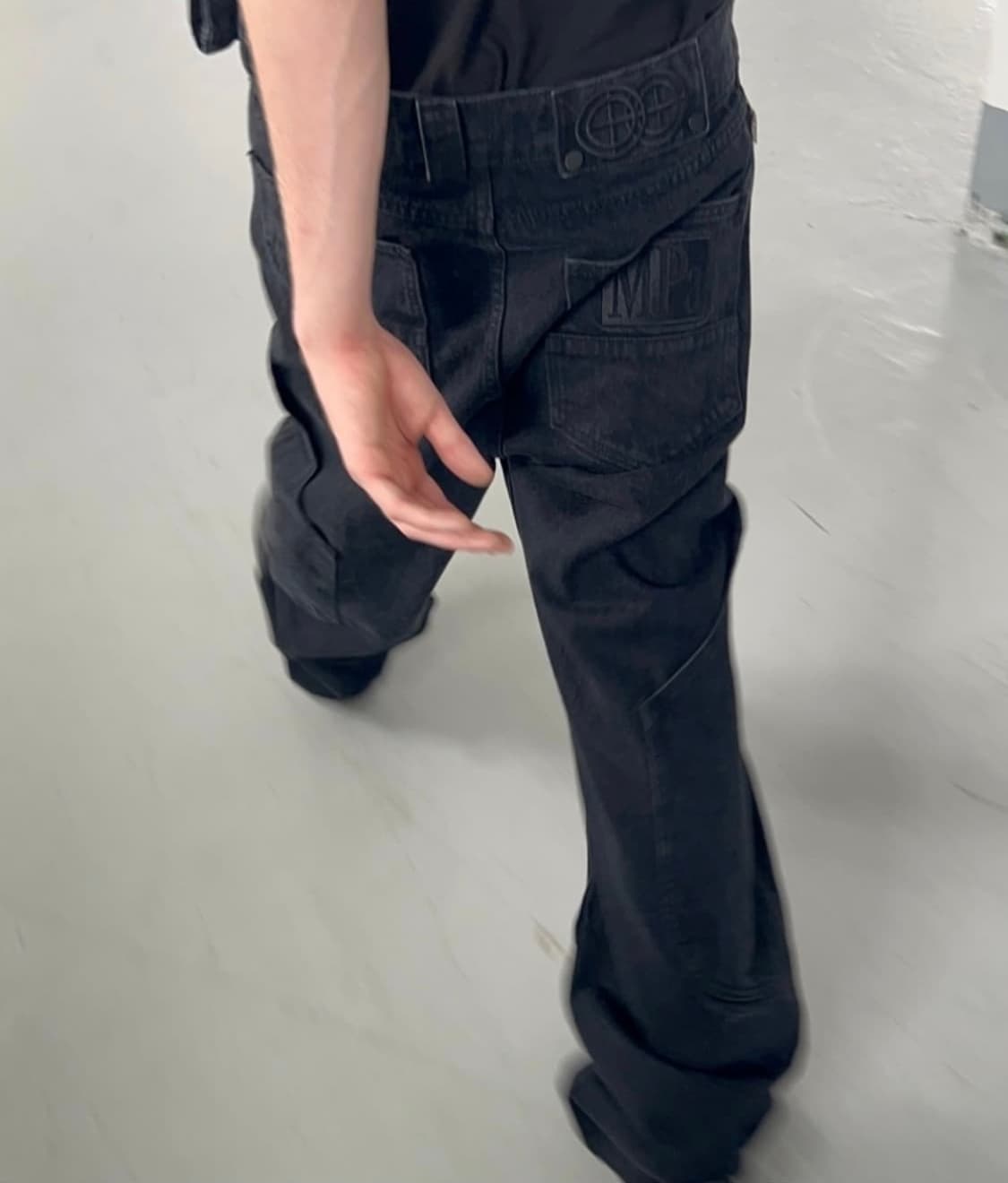 구매) 플라스틱 프로덕트 카프 팬츠 블랙 상품이미지1