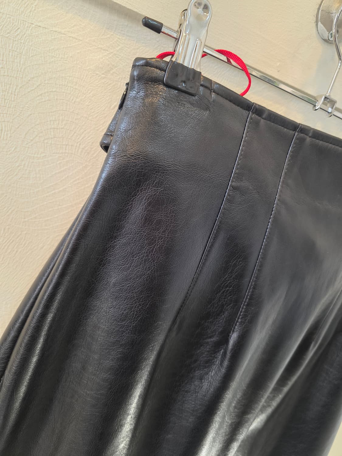 JUCCA 유카 블랙 페이크 슬랫스커트38 상품이미지6