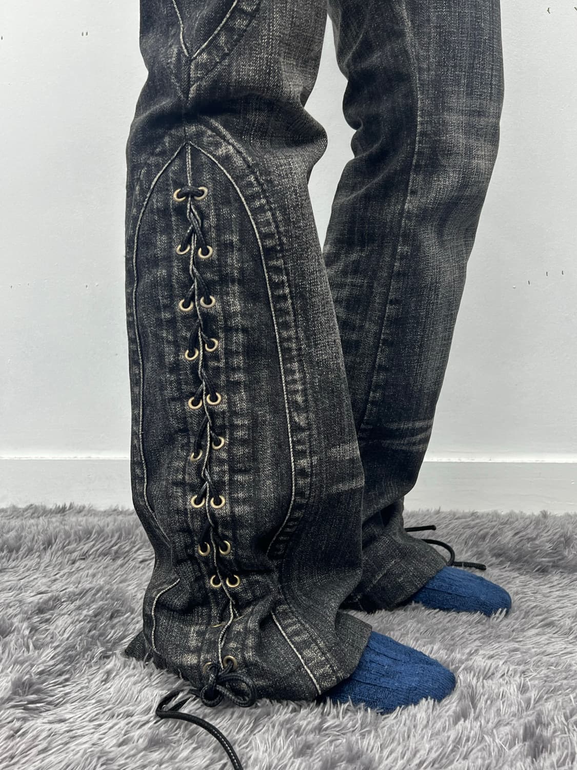 Lace-up boot cut 상품이미지1