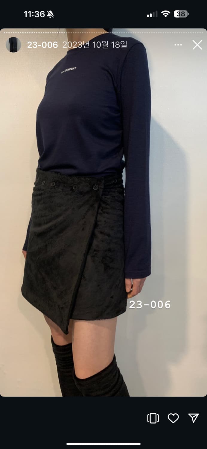 지초이 컴포트 23-006 블랙  상품이미지2