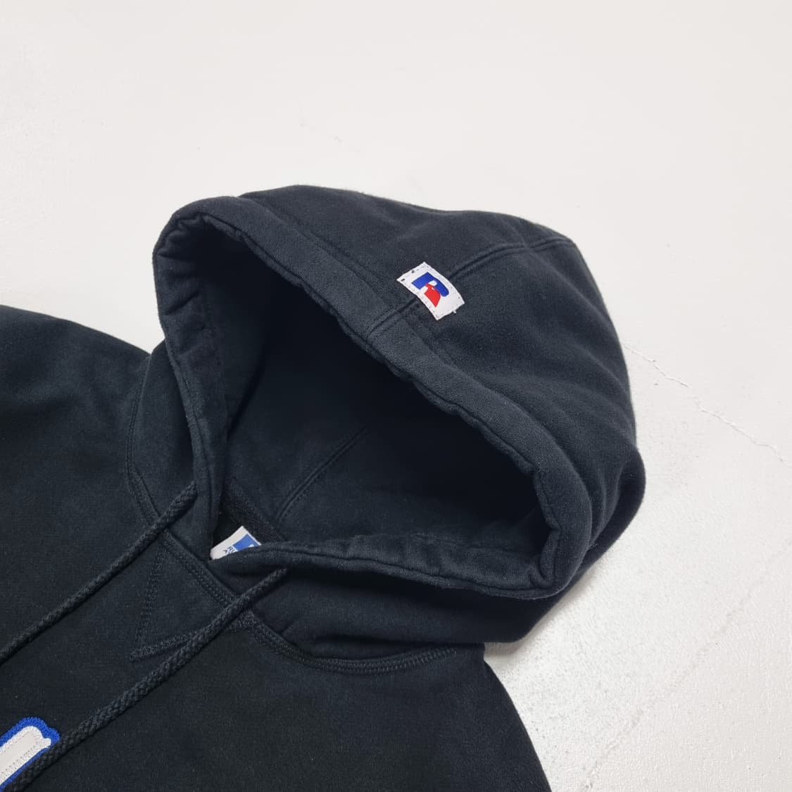 00S 빈티지 RUSSELL LA 다져스 후디 블랙 - XL 상품이미지3