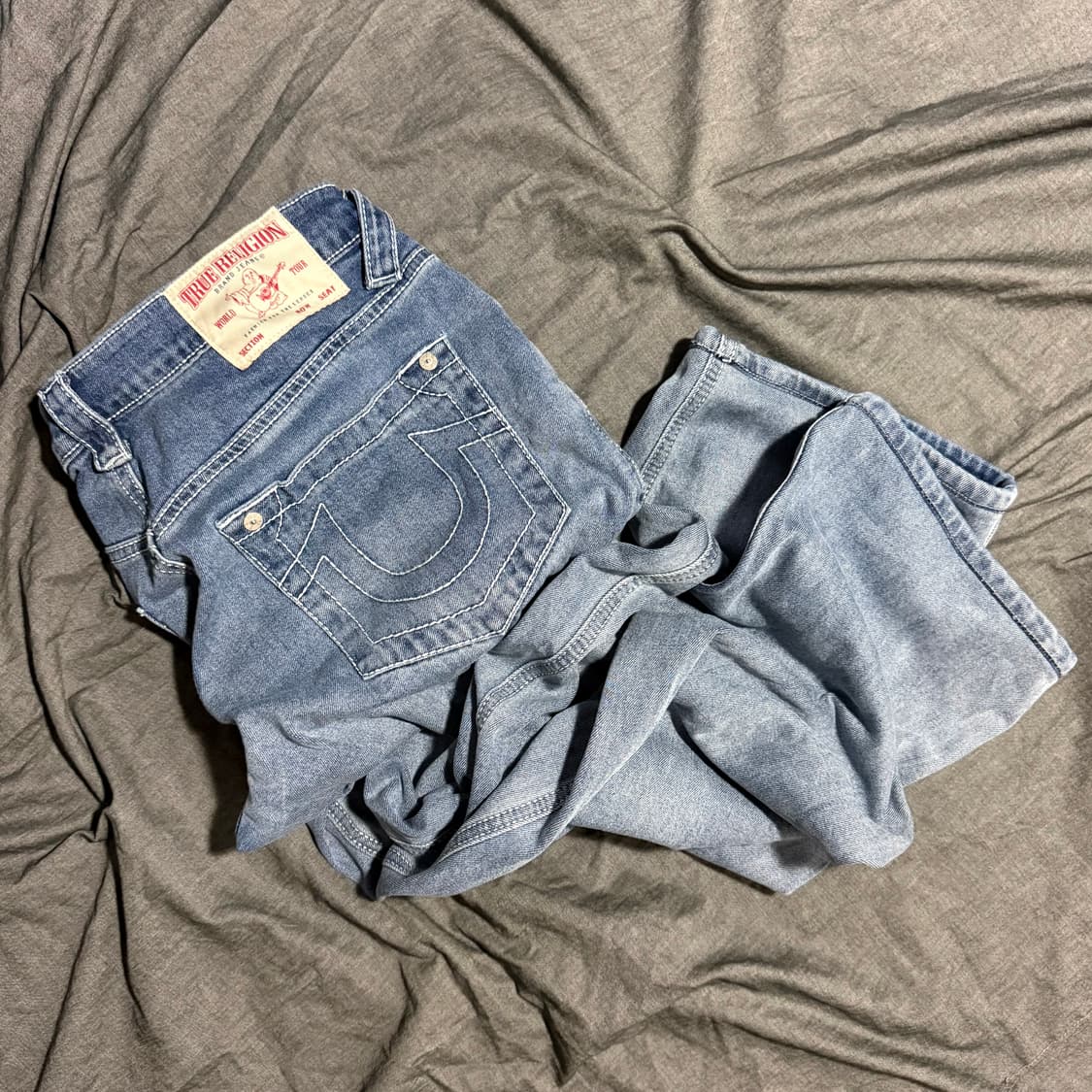Straight Leg Denim Pants 상품이미지1