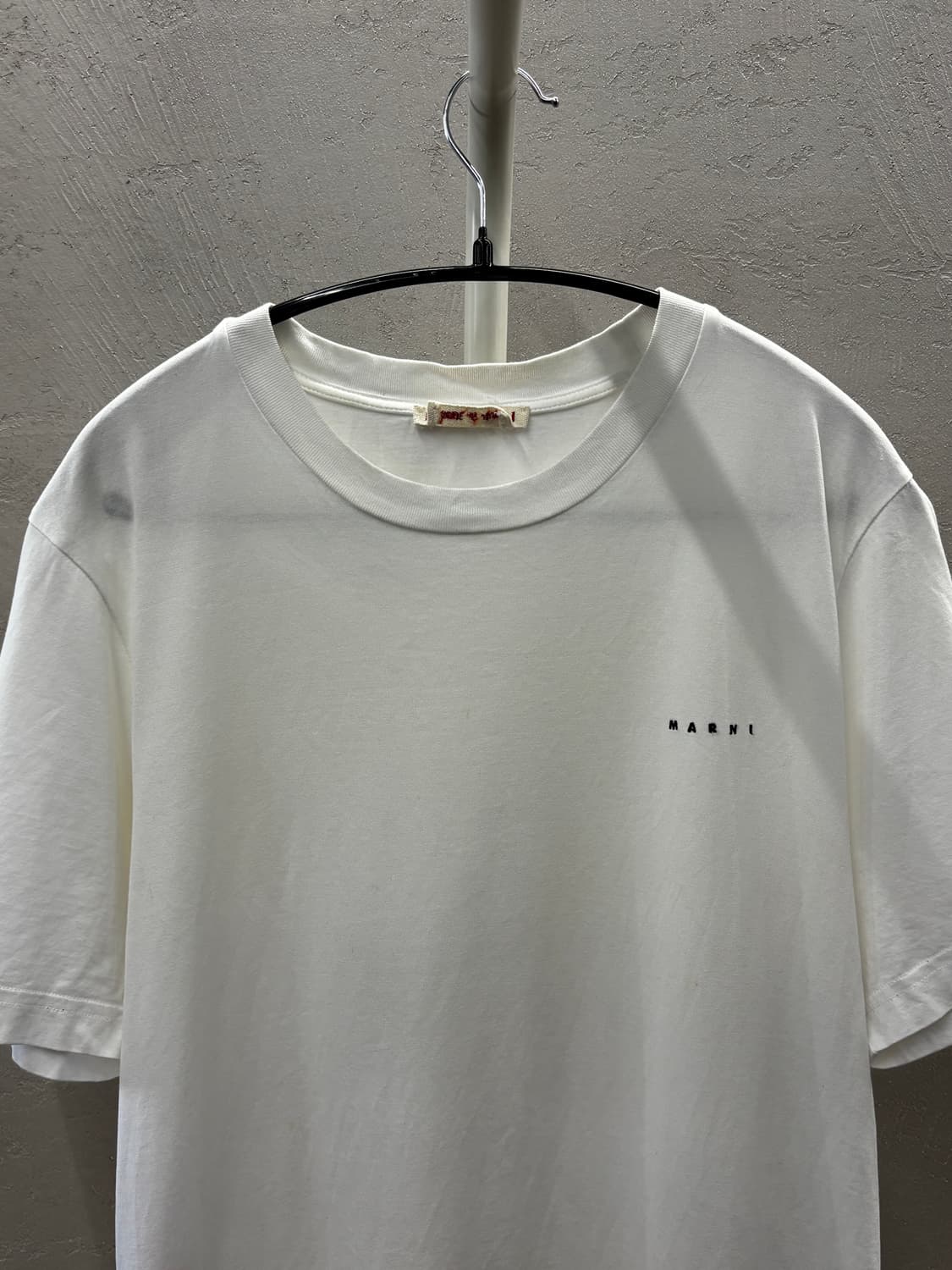 마르니 화이트 로고 반팔 티셔츠 100 상품이미지3