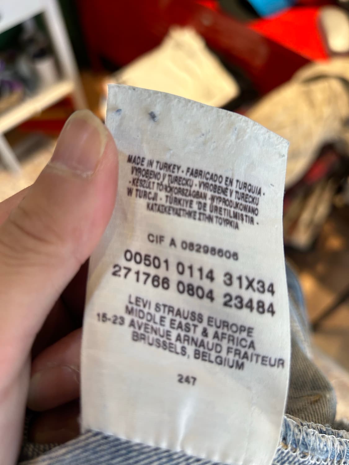 Euro 리바이스501 31in 상품이미지5