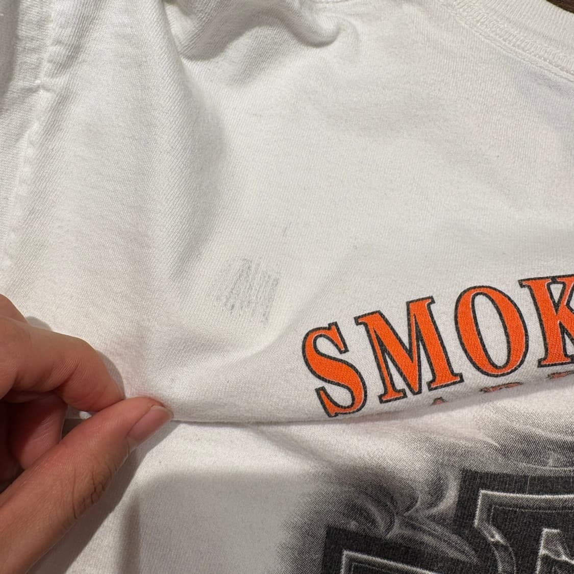 할리데이비슨 미국 생산 화이트 긴팔 티셔츠 상품이미지8