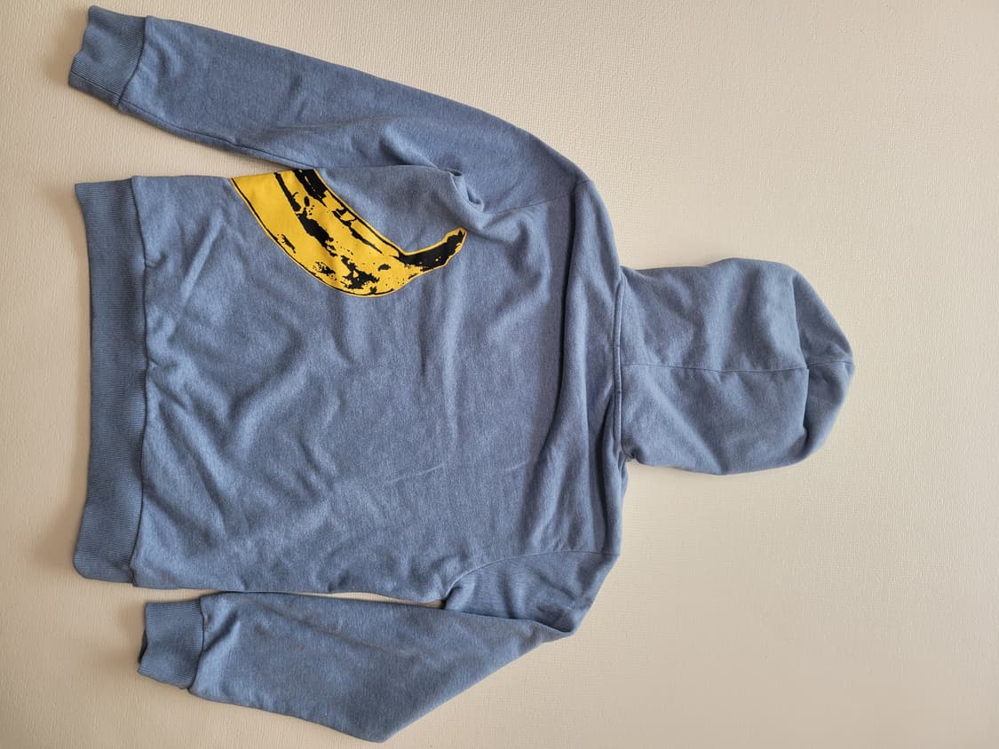 DOHC 앤디 워홀 바나나 프린팅 후드티 L 스카이블루 상품이미지7