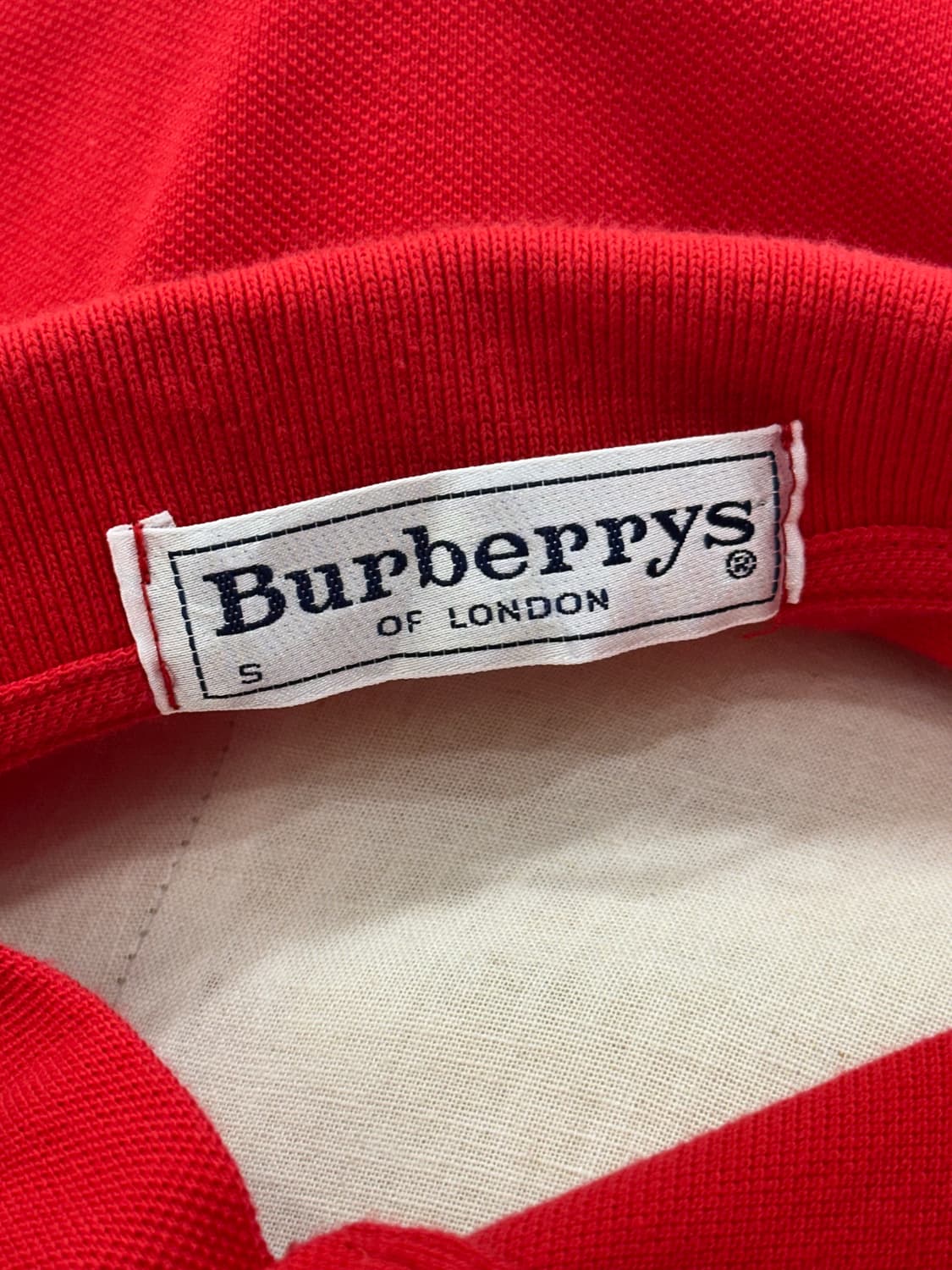 버버리 여성 레드 반팔 상품이미지8