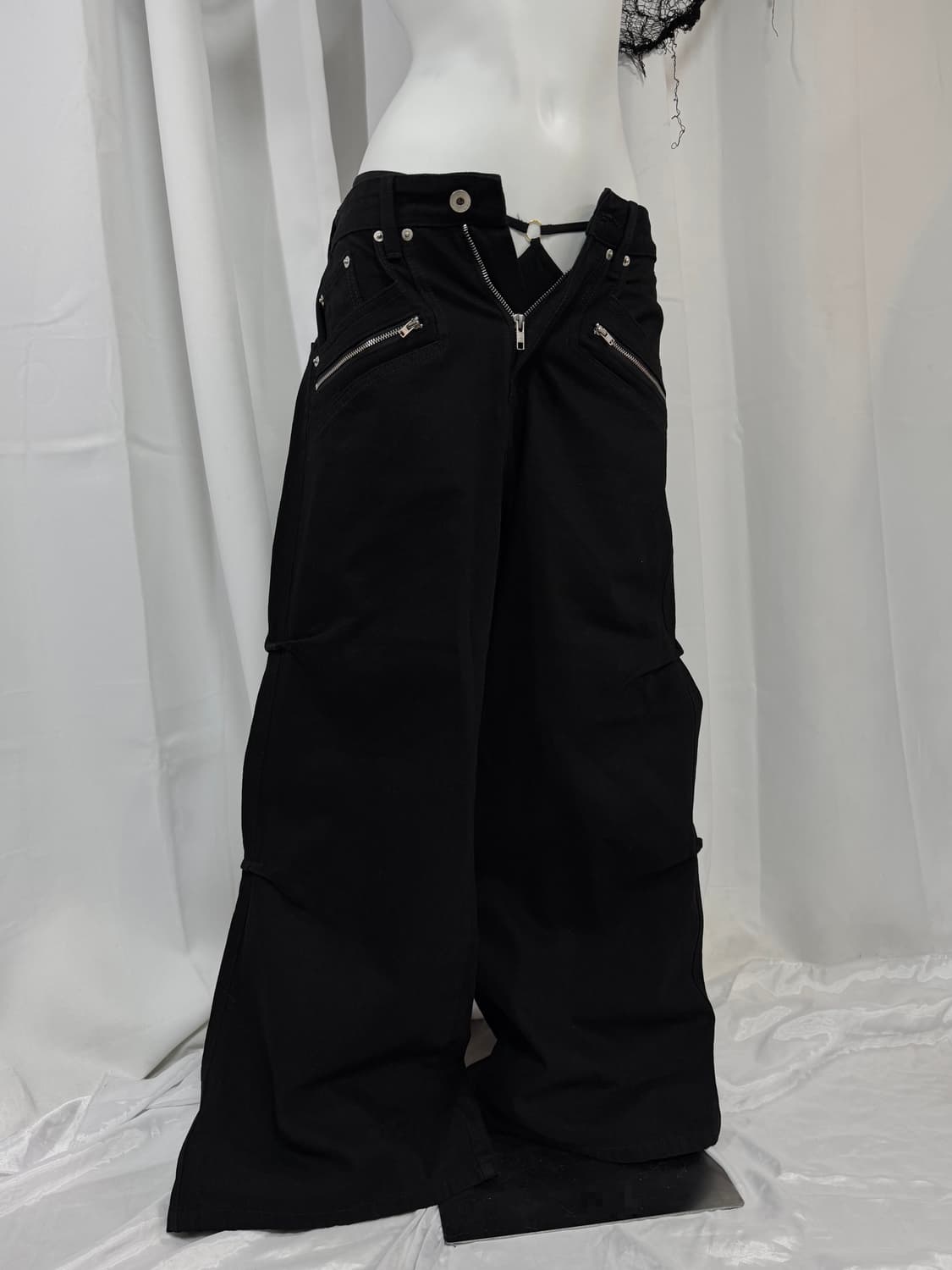  black zipper pants 상품이미지3